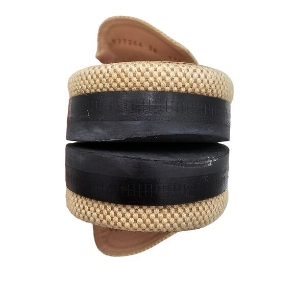 Gucci Princetown Horsebit Flat Mule Slipper Canvas Beige Web Stripe Size 38 US 8 - Picture 13 of 13